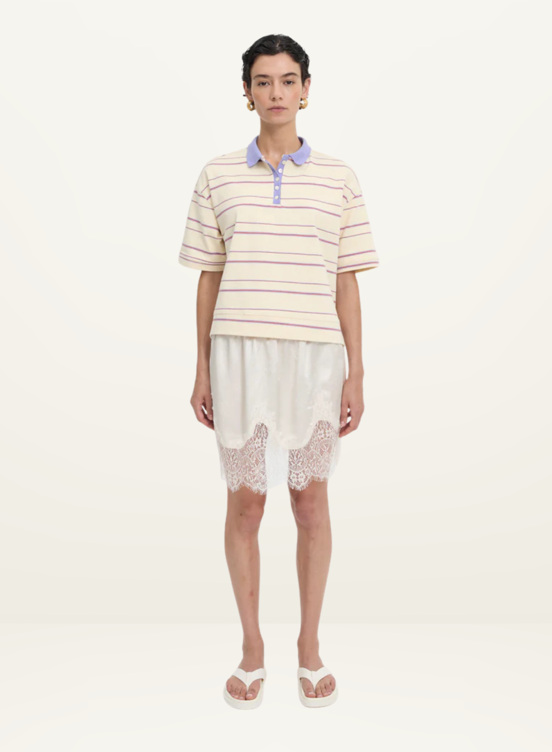 Blanca Lily Skirt in Cream