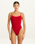 Bond-Eye Low Palace One Piece in Baywatch Red