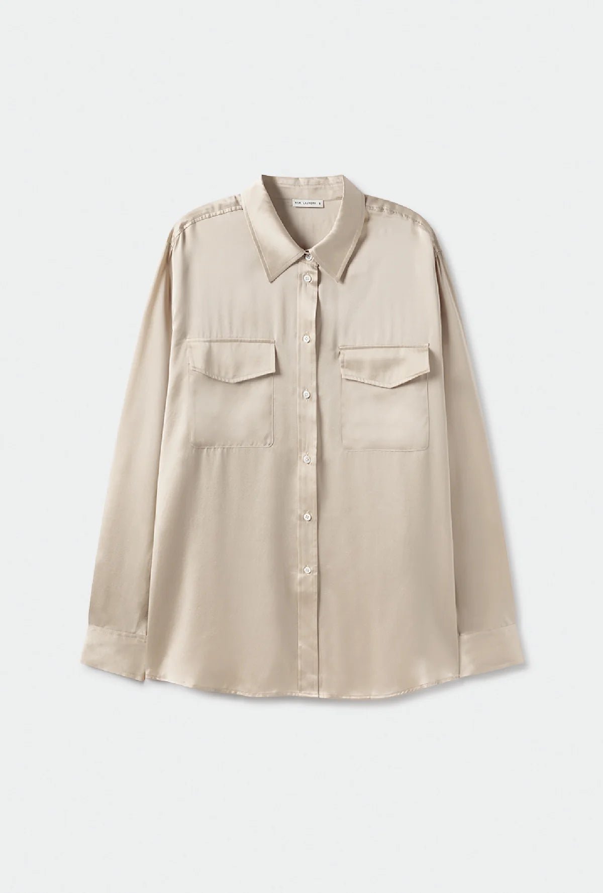 Boyfriend Shirt HAZELNUT Silk Laundry-Silk Laundry-Frolic Girls