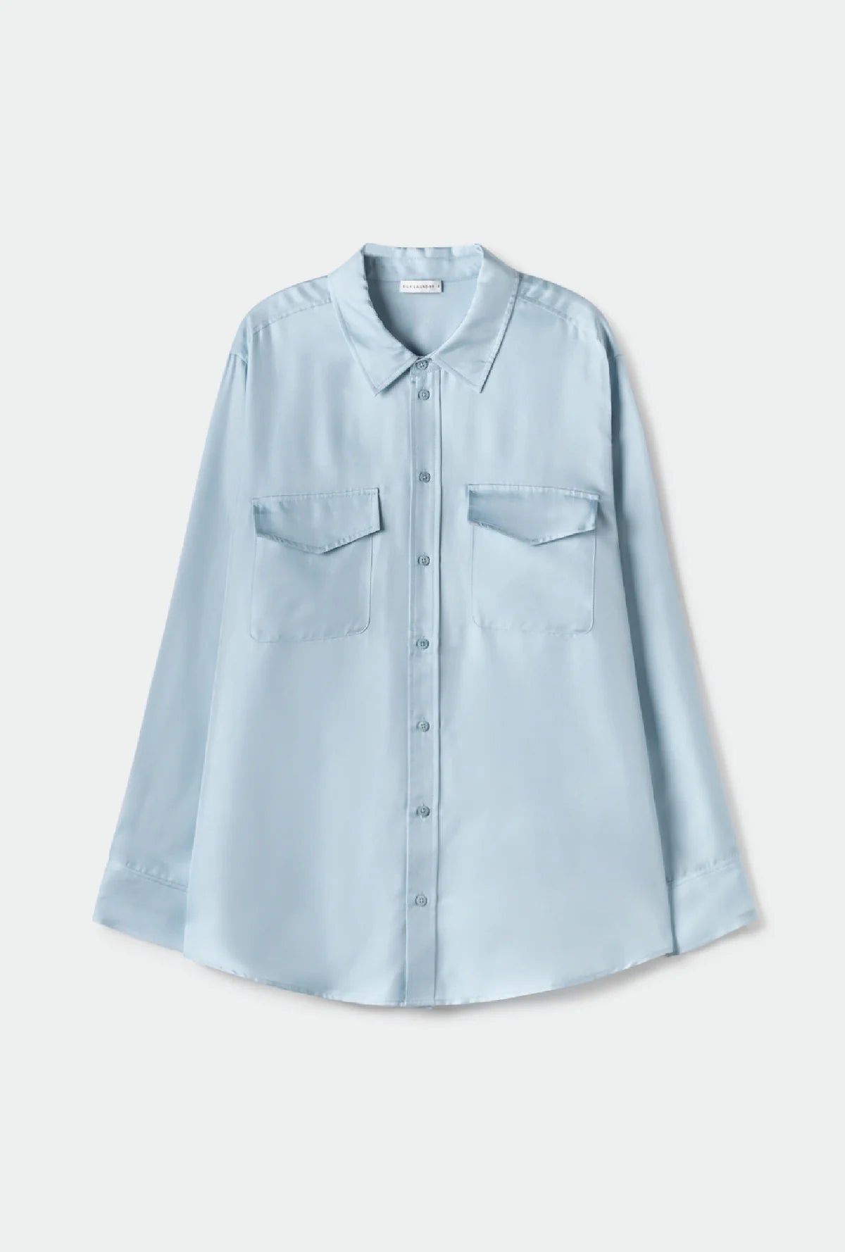 Boyfriend Shirt SKY BLUE Silk Laundry-Silk Laundry-Frolic Girls