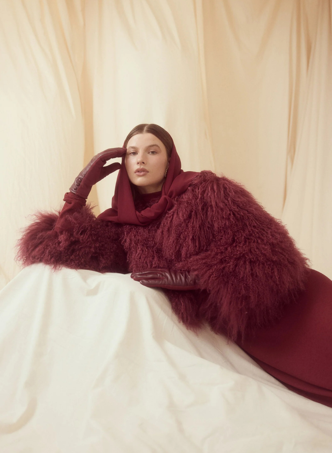 Bubish Georgina Jacket in Cherry Red
