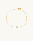 By Charlotte 14k Solid Gold Evil Eye Bracelet in GOLD