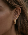 By Charlotte Bloom Within Lotus Stud Earrings in GOLD