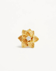 By Charlotte Bloom Within Lotus Stud Earrings in GOLD