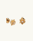 By Charlotte Bloom Within Lotus Stud Earrings in GOLD