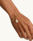 By Charlotte Embrace Stillness Pearl Bracelet in GOLD