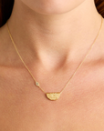 By Charlotte Eye Of Peace Lotus Necklace GOLD