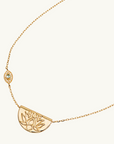 By Charlotte Eye Of Peace Lotus Necklace GOLD