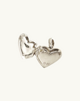 By Charlotte Heart Lotus Locket Pendant in SILVER-By Charlotte-Frolic Girls