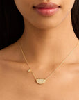 By Charlotte Live In Light Lotus Necklace in GOLD