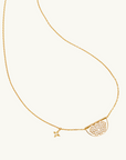 By Charlotte Live In Light Lotus Necklace in GOLD