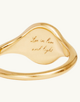 By Charlotte Live In Love Ring in GOLD