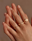 By Charlotte Live In Love Ring in GOLD