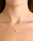 By Charlotte Lotus & Little Buddha Necklace GOLD