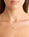 By Charlotte Lotus Short Necklace in GOLD