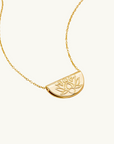 By Charlotte Lotus Short Necklace in GOLD