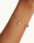 By Charlotte Love Unlocked Charm Bracelet in GOLD