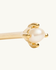 By Charlotte Moonlight Pearl Stud Earrings in GOLD