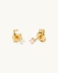 By Charlotte Moonlight Pearl Stud Earrings in GOLD