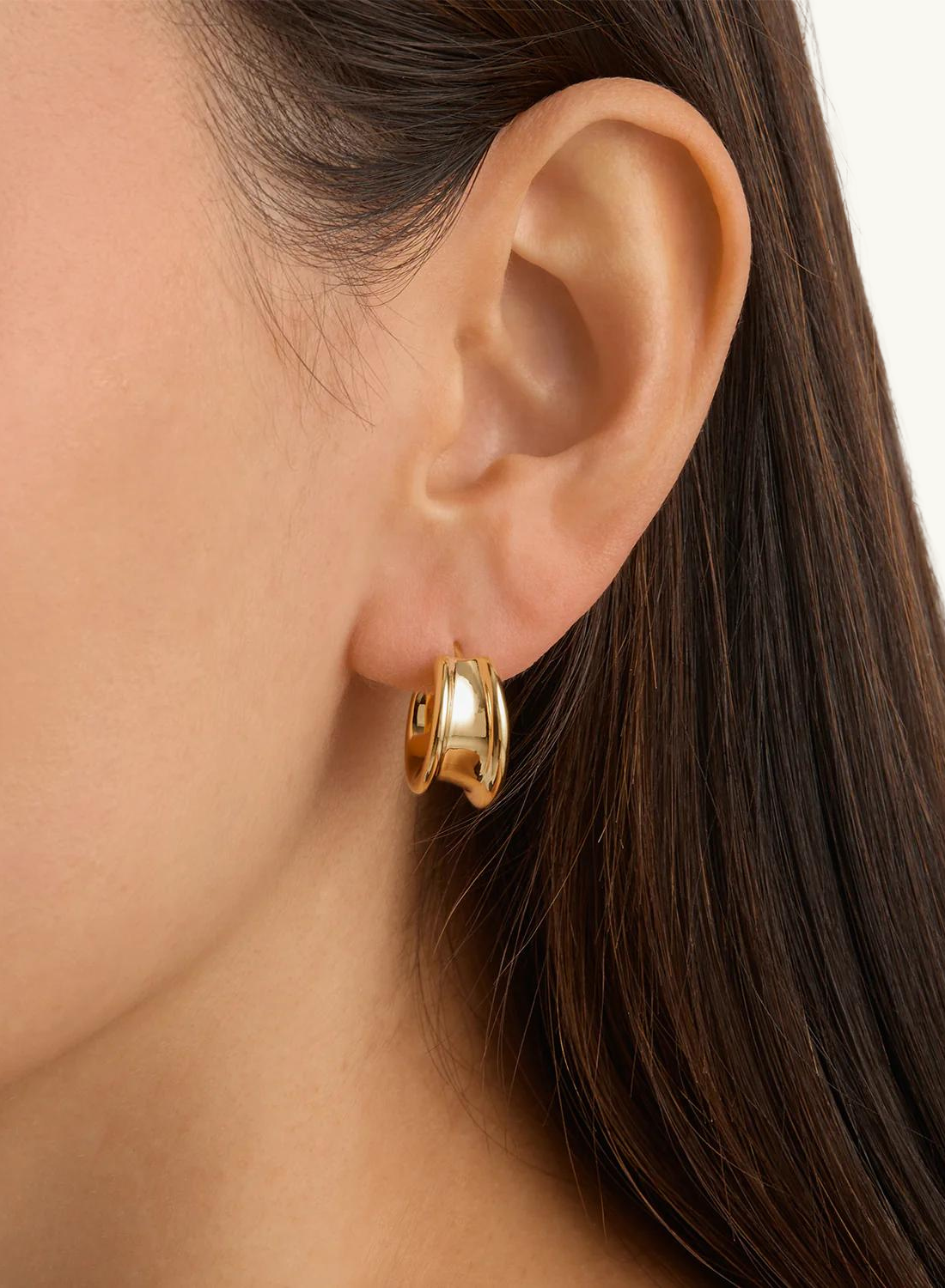 By Charlotte Muse Large Hoops in GOLD-By Charlotte-Frolic Girls