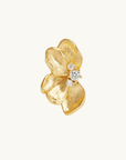 By Charlotte Serene Lotus Statement Earrings in GOLD