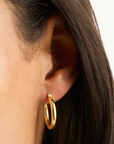 By Charlotte Sunrise Large Hoops in GOLD