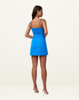 By Johnny Caribbean Pipe Mini Dress in AZURE BLUE-By Johnny-Frolic Girls