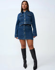 Daze Denim Jacket INDIGO By Johnny-By Johnny-Frolic Girls