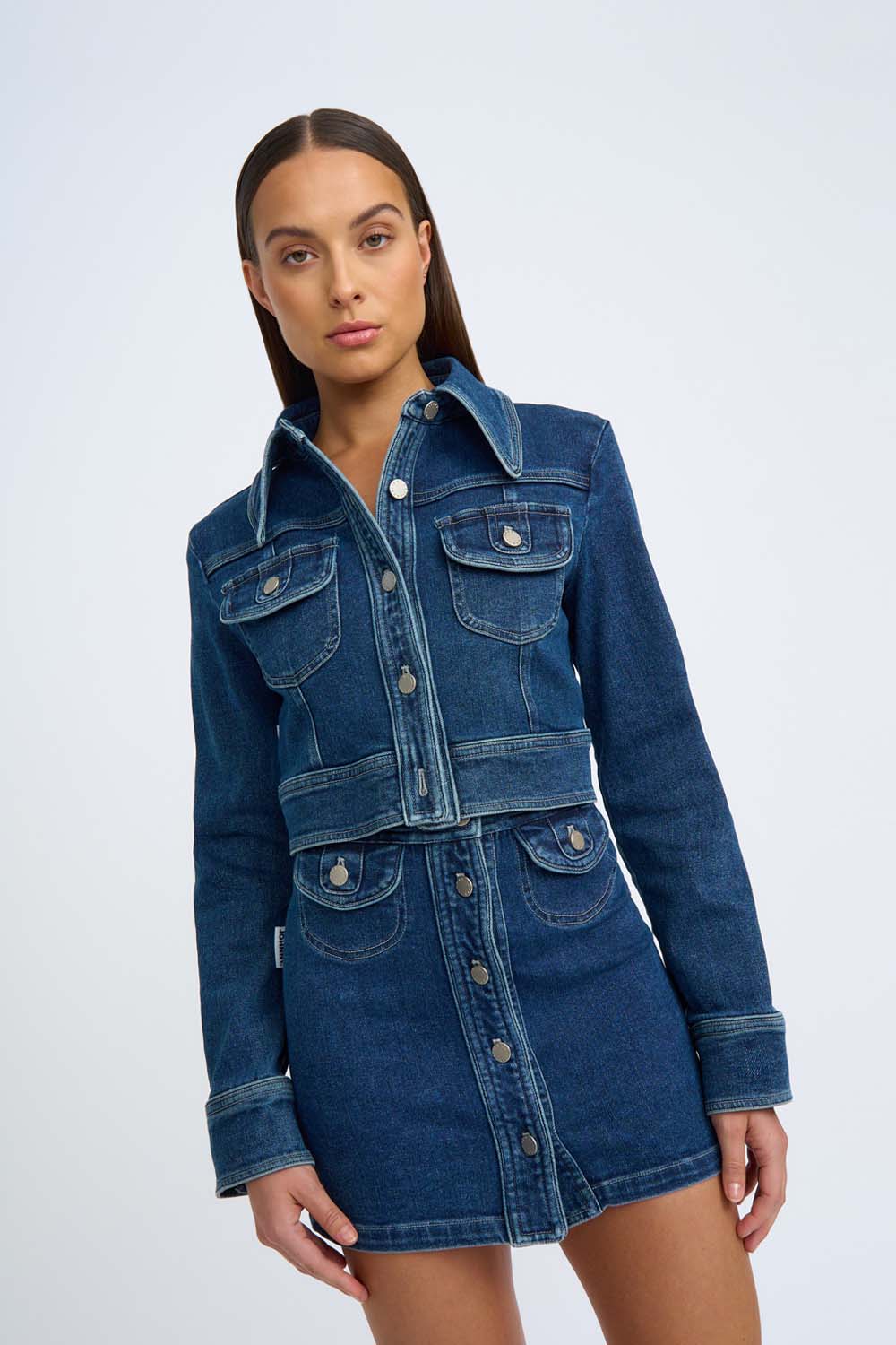 Daze Denim Jacket INDIGO By Johnny-By Johnny-Frolic Girls