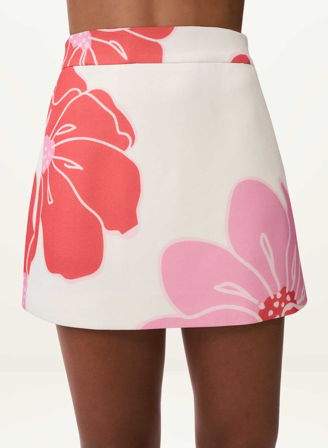 Heidi High Waist Mini Skirt FLORAL By Johnny-By Johnny-Frolic Girls