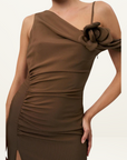 Juliet Ankle Dress in CHOCOLATE BROWN By Johnny-By Johnny-Frolic Girls