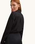 By Johnny Margot Mini Shirt Dress in BLACK