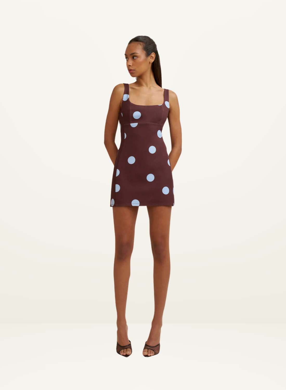 By Johnny Paloma Polka Mini Dress