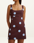 By Johnny Paloma Polka Mini Dress
