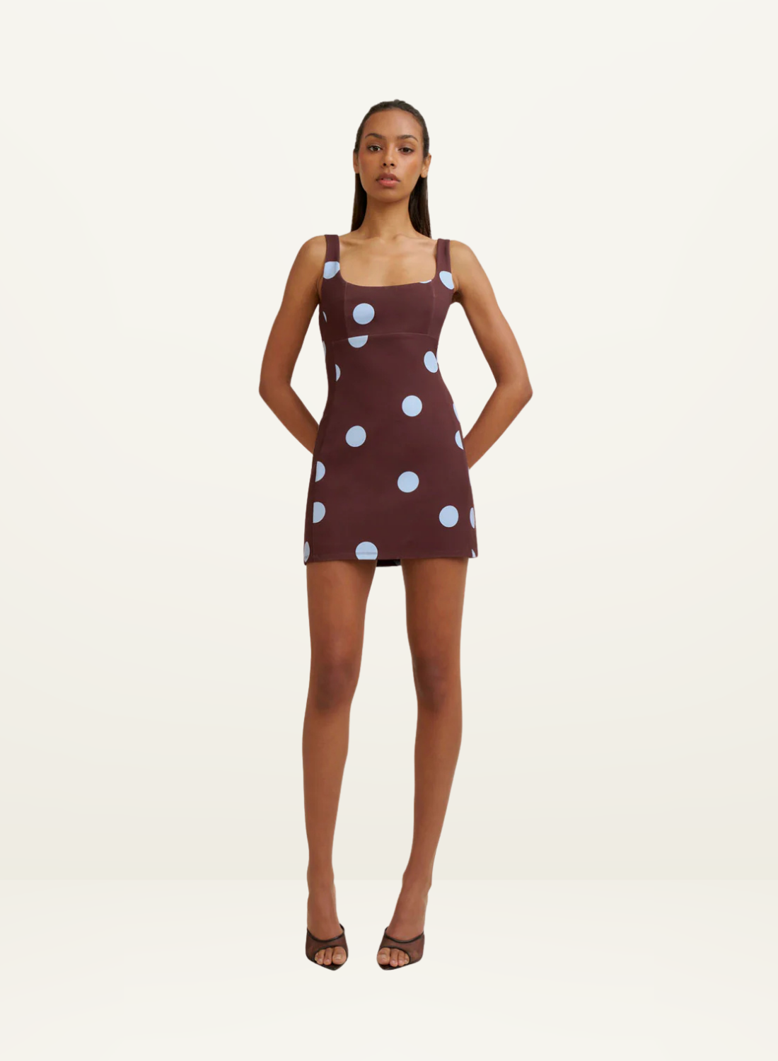 By Johnny Paloma Polka Mini Dress