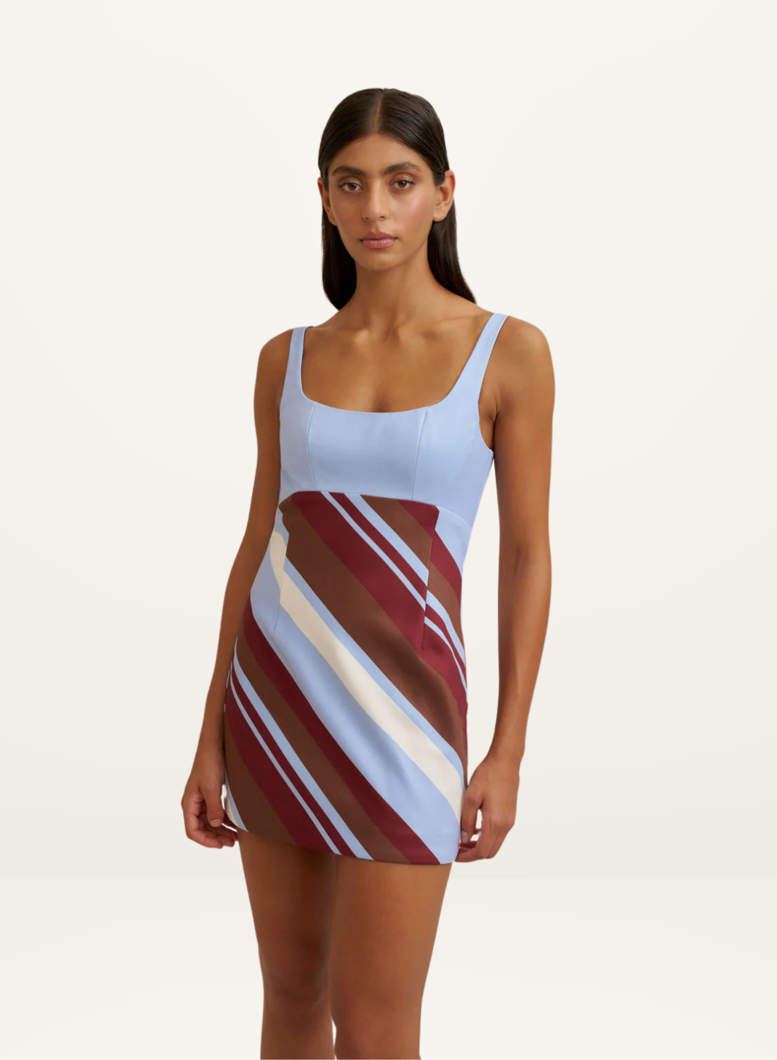 By Johnny Sabina Stripe Mini Dress