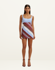 By Johnny Sabina Stripe Mini Dress