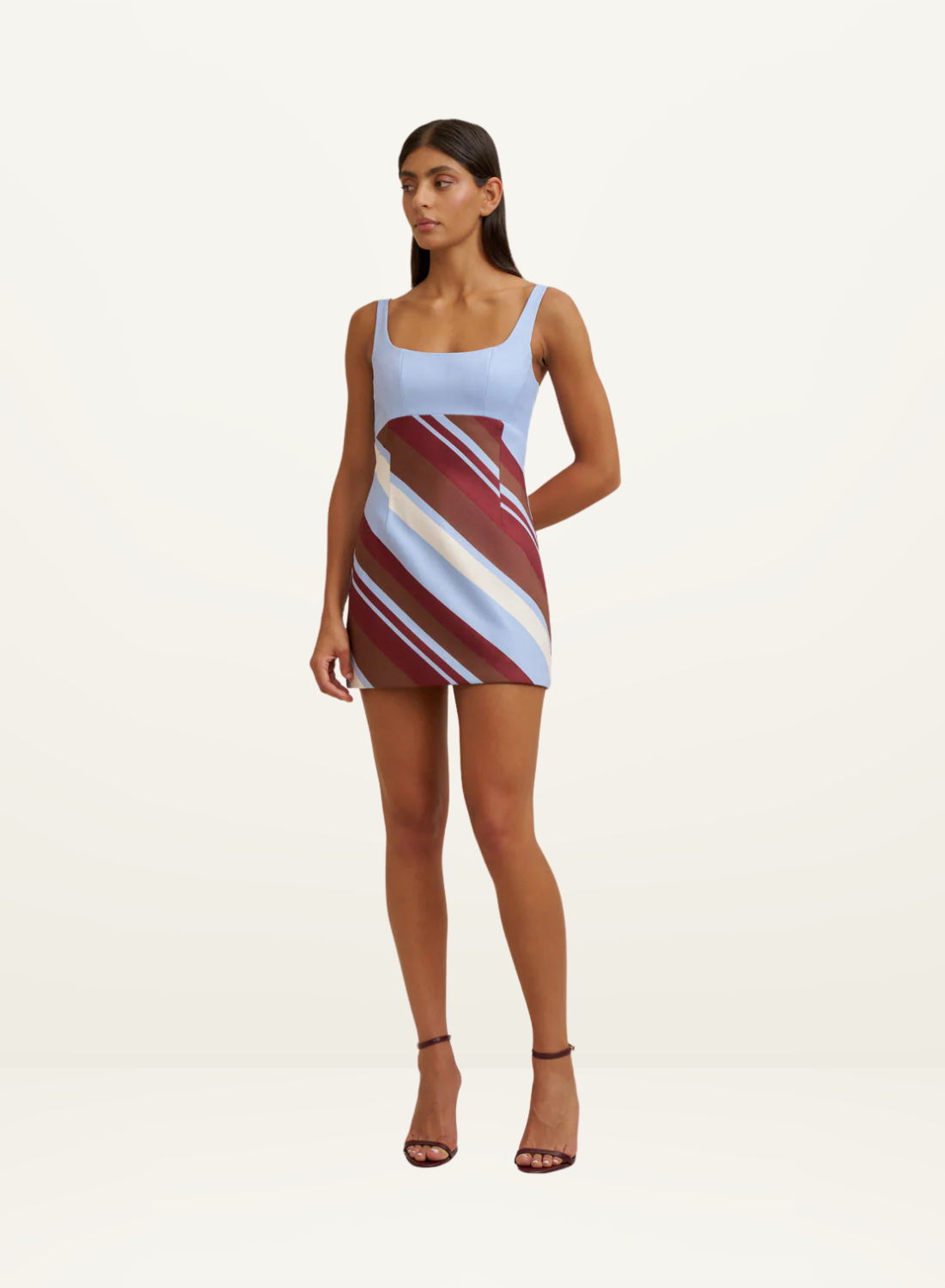 By Johnny Sabina Stripe Mini Dress