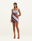 By Johnny Sabina Stripe Mini Dress
