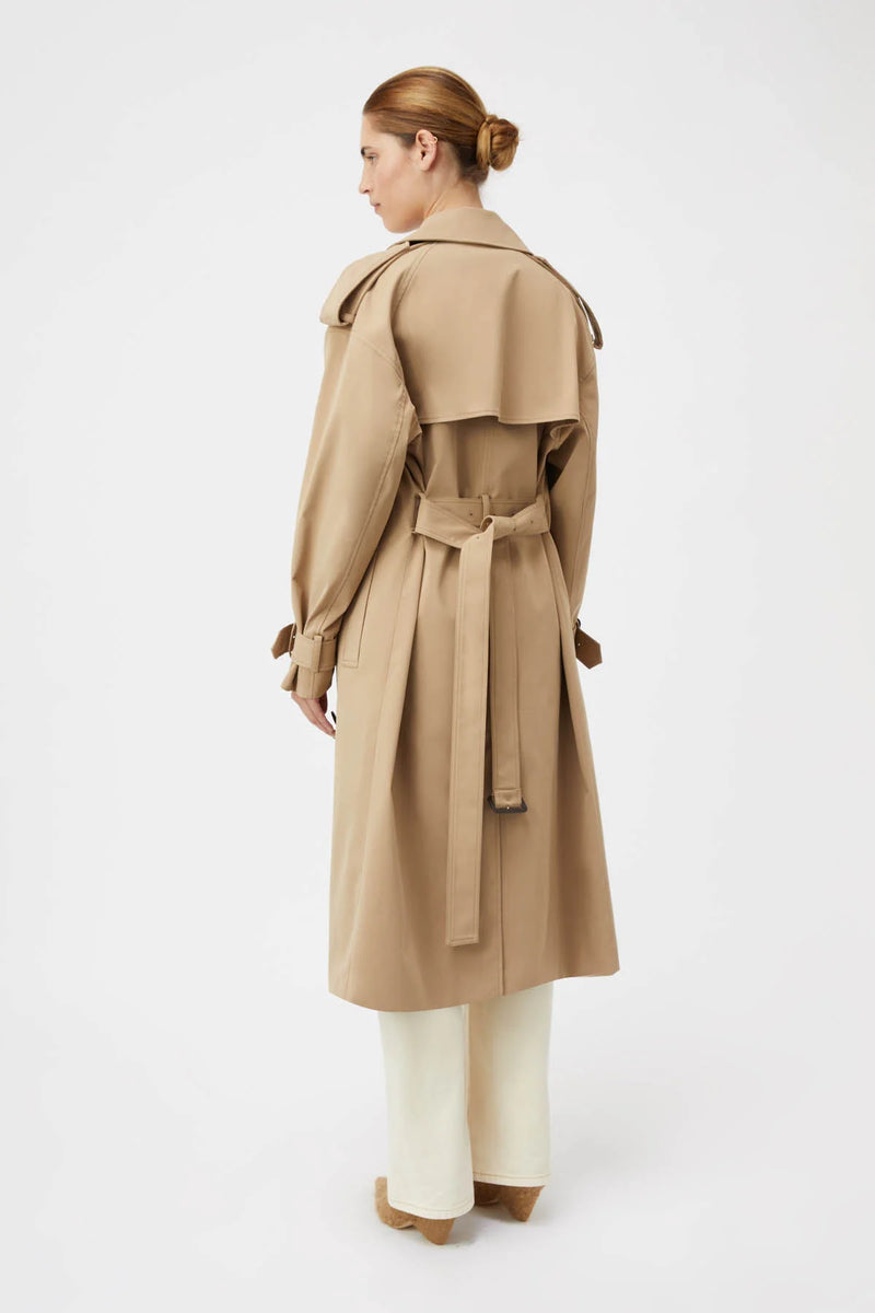 Evans Classic Mid Length Trench Coat SAND from Camilla and Marc-Camilla and Marc-Frolic Girls