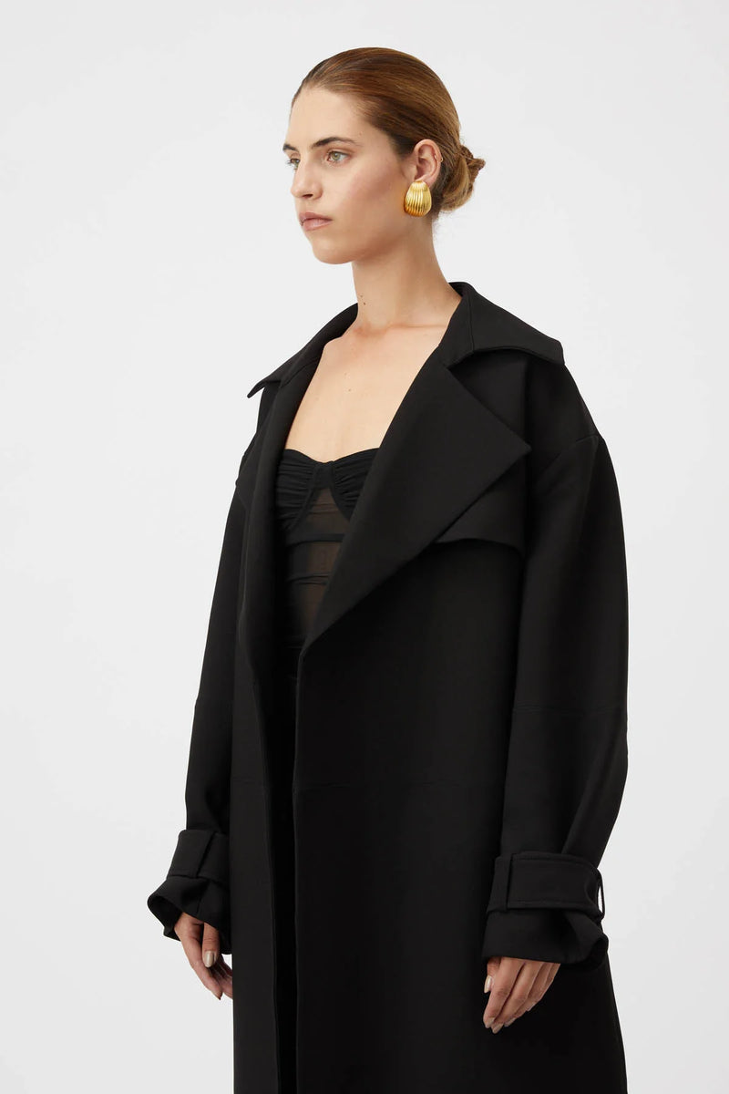 Mackinley Trench Coat BLACK Camilla and Marc-Camilla and Marc-Frolic Girls