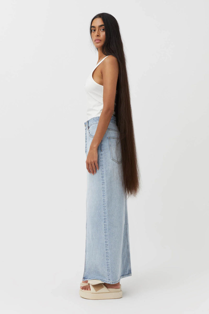 Phoebe Denim Maxi Skirt WASHED BLUE Camilla and Marc-Camilla and Marc-Frolic Girls