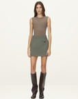 Camilla and Marc Annick Mini Skirt in SACRAMENTO GREEN