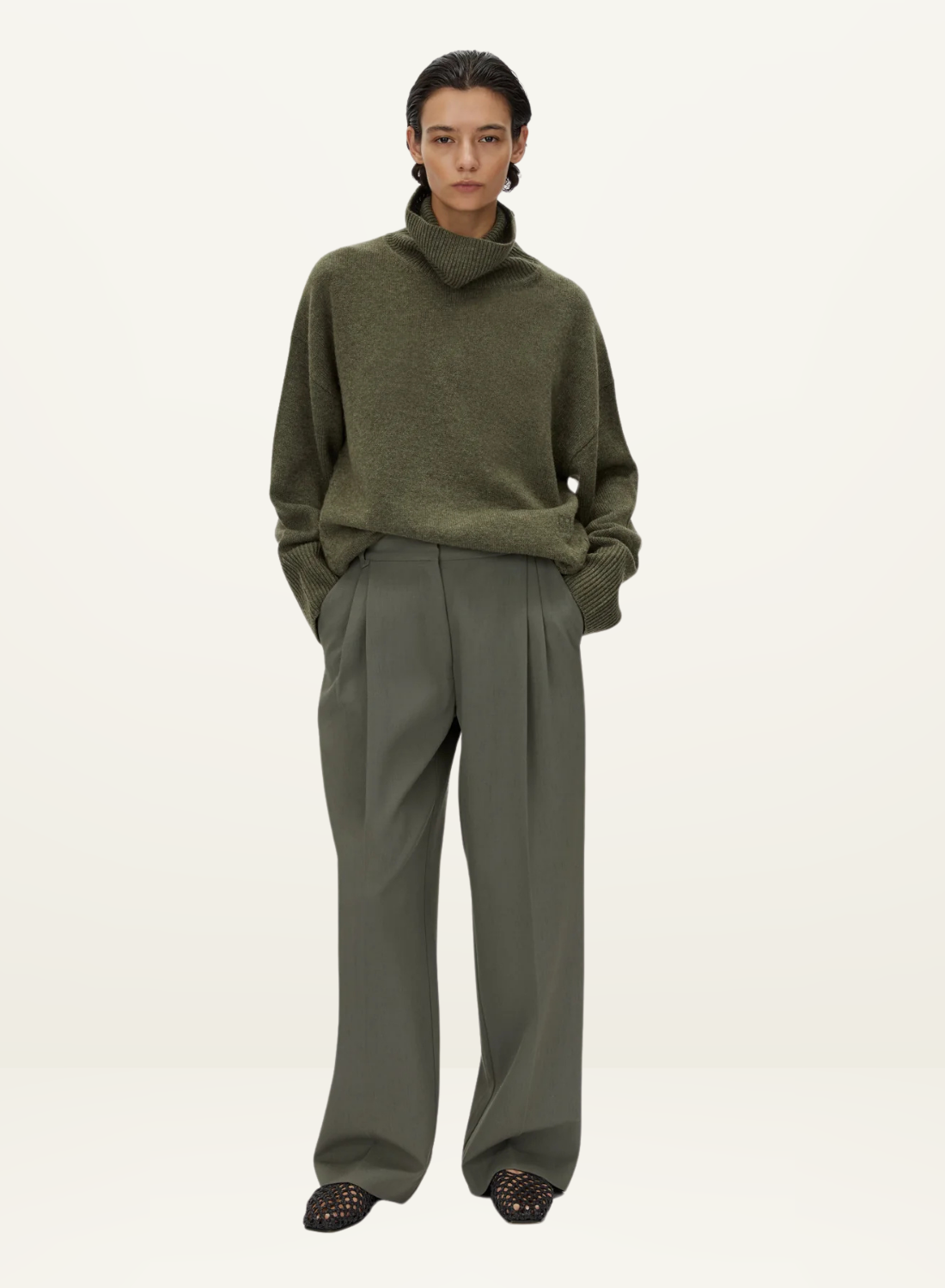 Camilla and Marc Annick Pant in SACRAMENTO GREEN