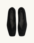 Camilla and Marc Birgitte Ballerina Flat in Black Suede