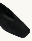 Camilla and Marc Birgitte Ballerina Flat in Black Suede