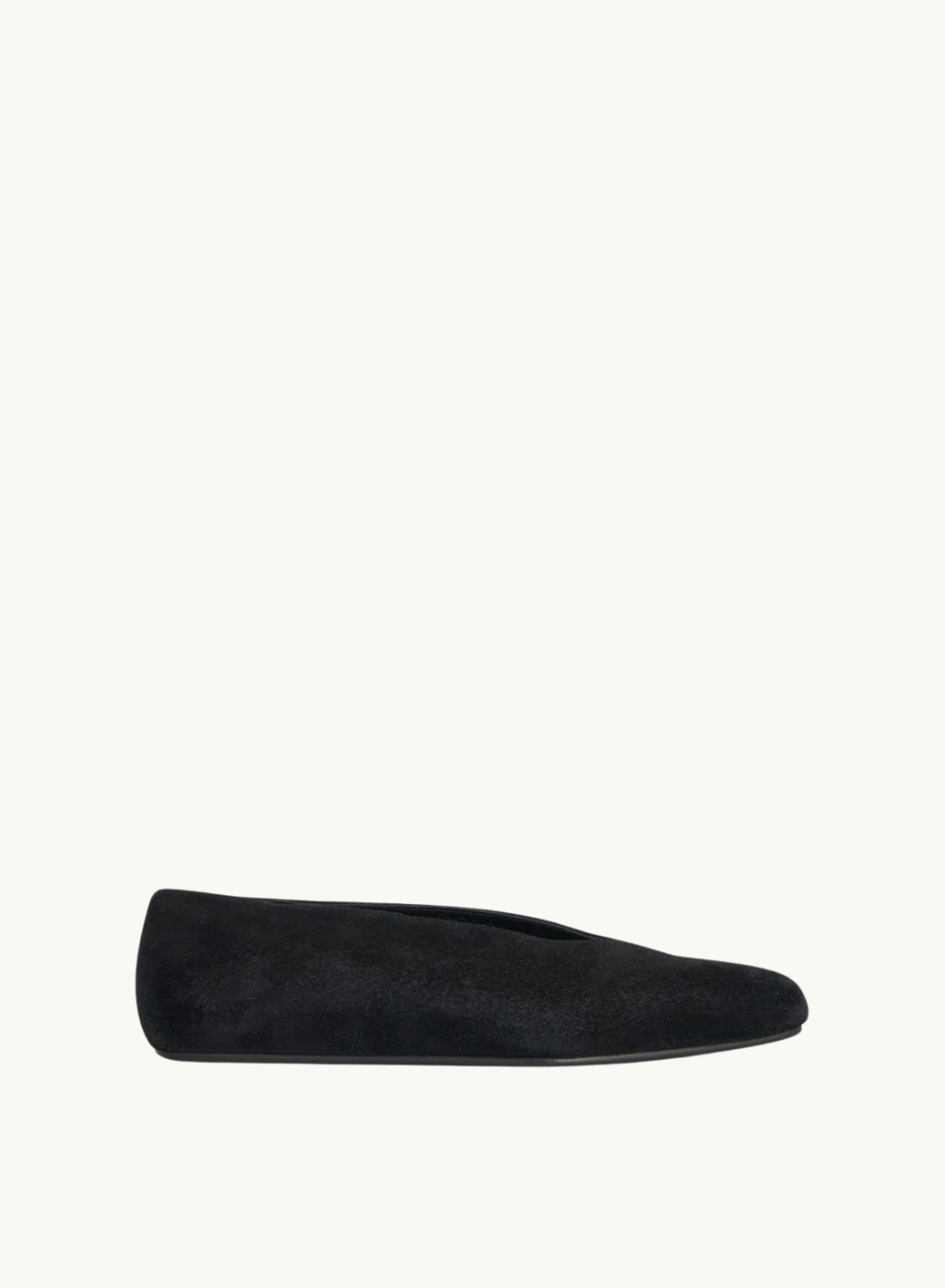 Camilla and Marc Birgitte Ballerina Flat in Black Suede