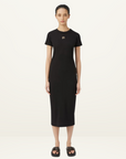 Camilla and Marc Bloom Embroidered Dress in BLACK