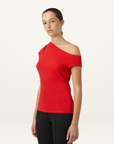 Camilla and Marc Cali Top in POPPY RED