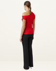 Camilla and Marc Cali Top in POPPY RED